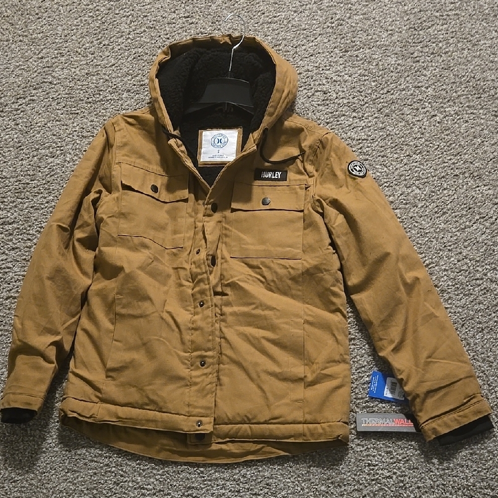 Hurley Brown Hooded Jacket